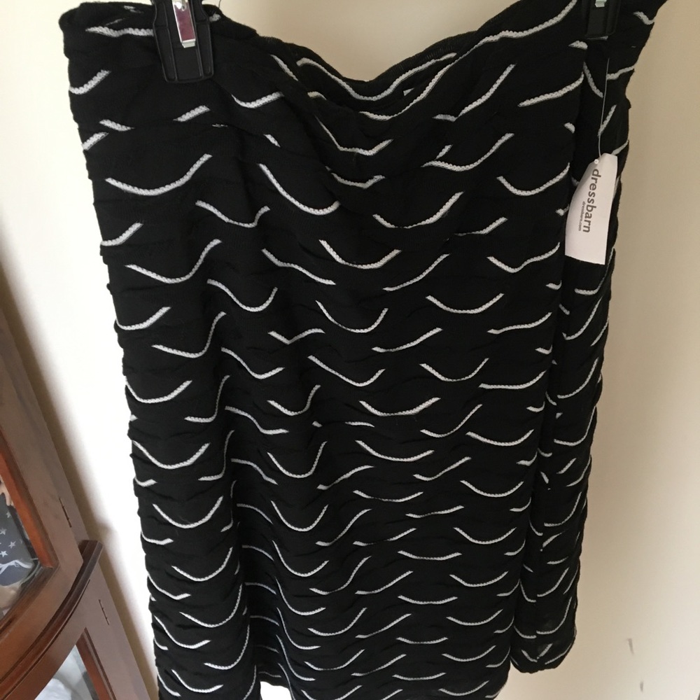 Black and white skirt